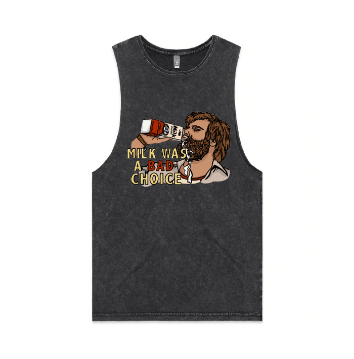 S / Black / Large Front Design Milk Was A Bad Choice 🥛 - Tank