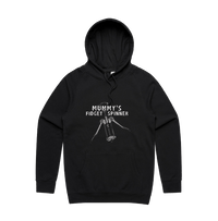 S / Black / Large Front Design Mummy's Fidget Spinner 🍷 - Unisex Hoodie