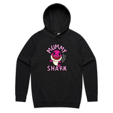 S / Black / Large Front Design Mummy Shark 🦈 - Unisex Hoodie