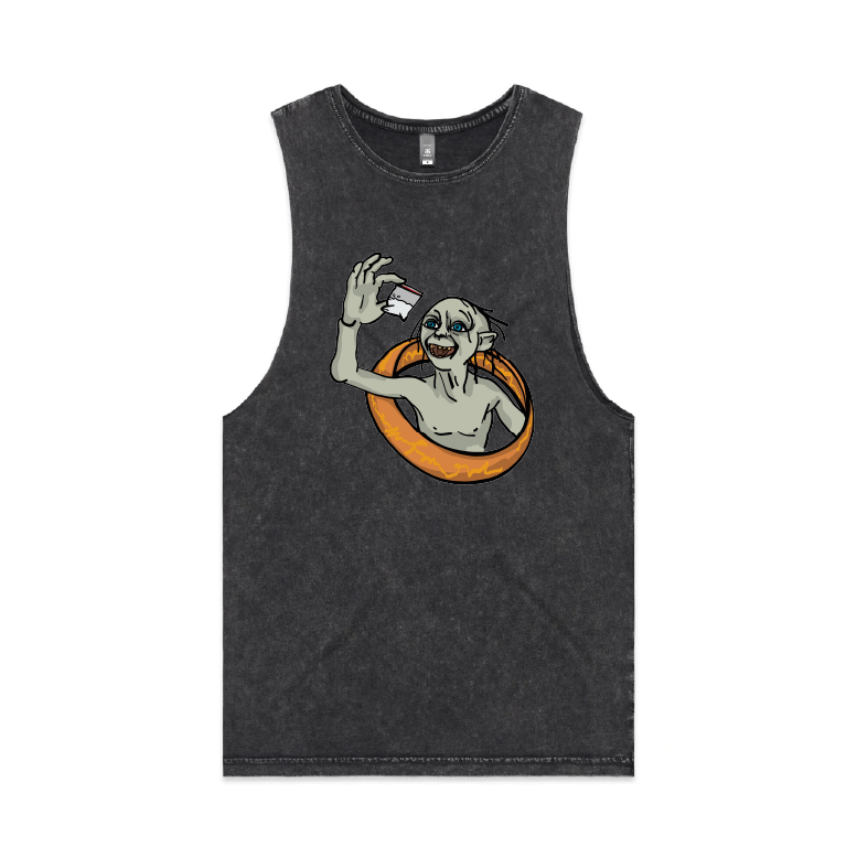 S / Black / Large Front Design My Precious 👃🏻 - Tank