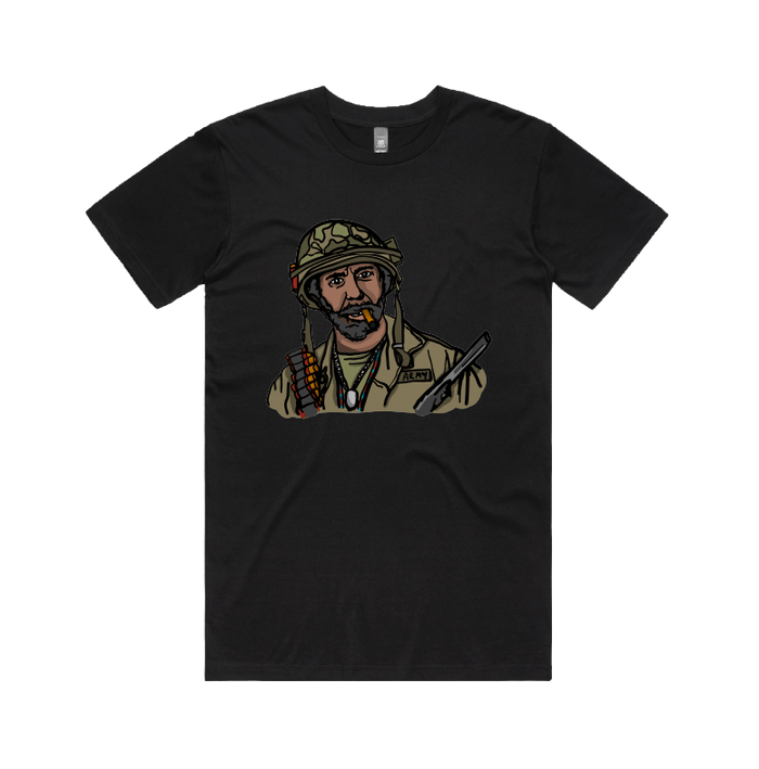 S / Black / Large Front Design Never Go Full Retard 💥 - Men's T Shirt