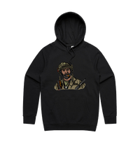 S / Black / Large Front Design Never Go Full Retard 💥 - Unisex Hoodie