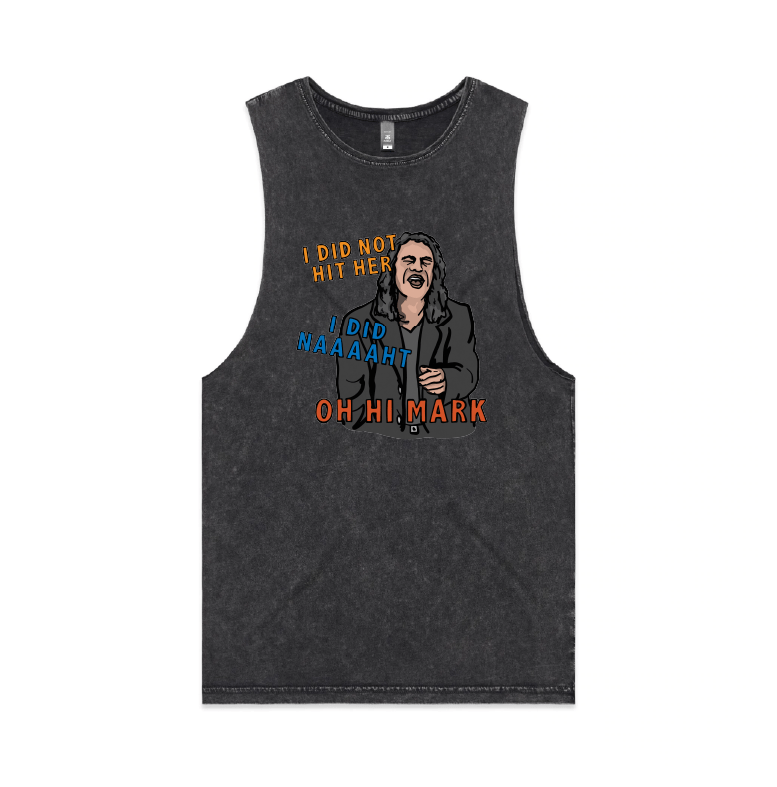 S / Black / Large Front Design Oh Hi Mark 👋🏻 - Tank