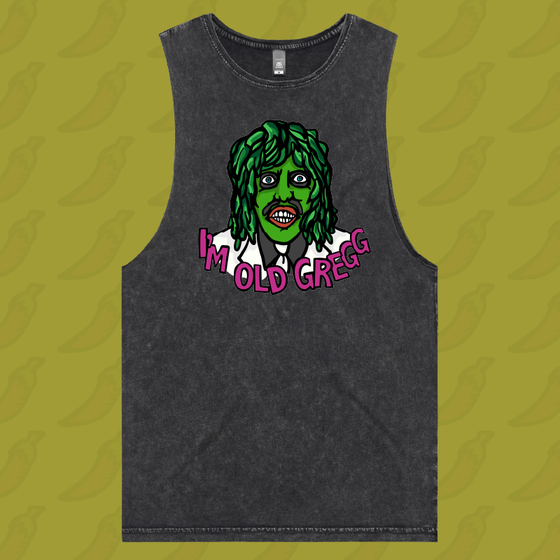 S / Black / Large Front Design Old Gregg 🧟‍♂️🛶 - Tank