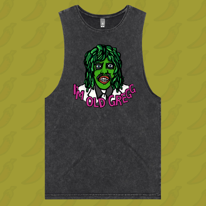 S / Black / Large Front Design Old Gregg 🧟‍♂️🛶 - Tank