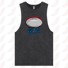 S / Black / Large Front Design Party Like a WAG 🍽❄ - Tank