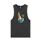 S / Black / Large Front Design Pokebong 🦎 - Tank