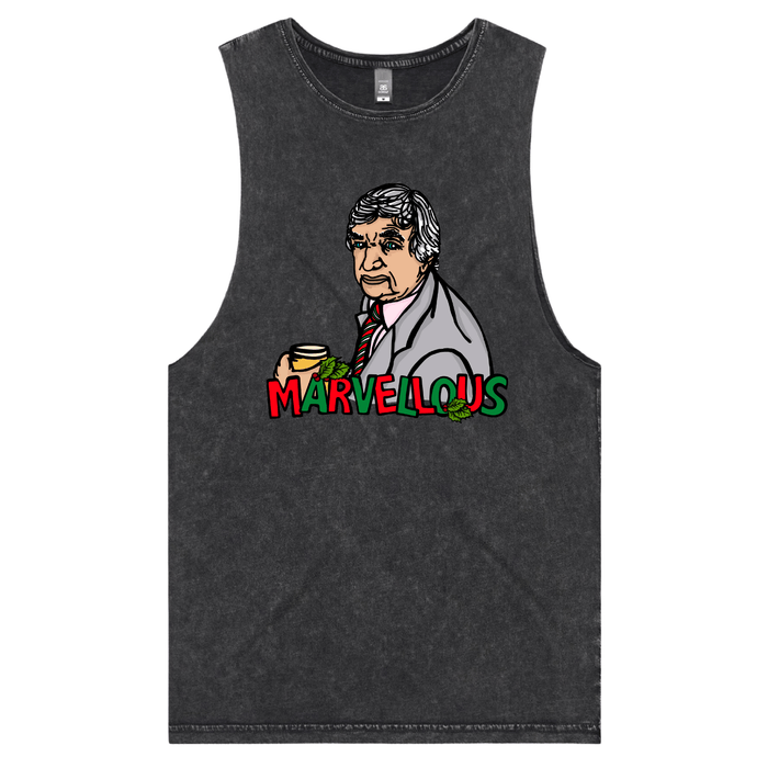S / Black / Large Front Design Richie Marvellous 🏏 – Tank