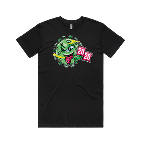 S / Black / Large Front Design Rona Rally 2020 🏳️ - Men's T Shirt