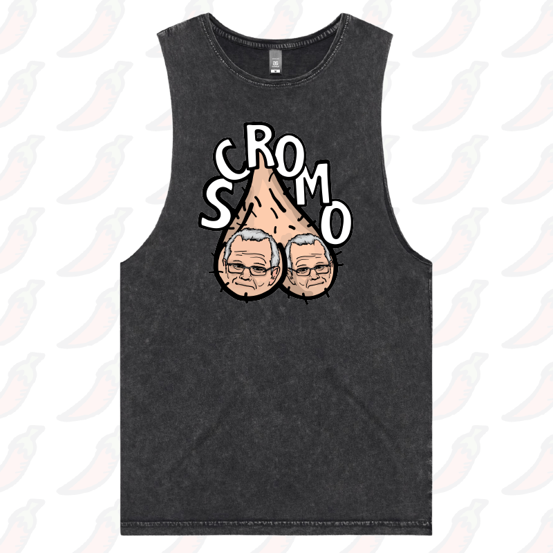 S / Black / Large Front Design Scromo 🥜🥜  – Tank