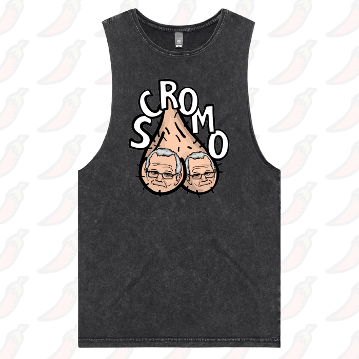 S / Black / Large Front Design Scromo 🥜🥜  – Tank