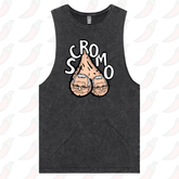 S / Black / Large Front Design Scromo 🥜🥜  – Tank