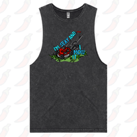 S / Black / Large Front Design Sexy And I Mow It 😘 🌾 – Tank