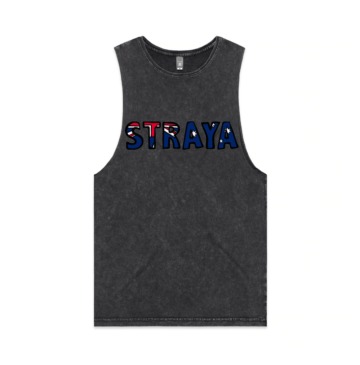S / Black / Large Front Design Straya 🐨 - Tank