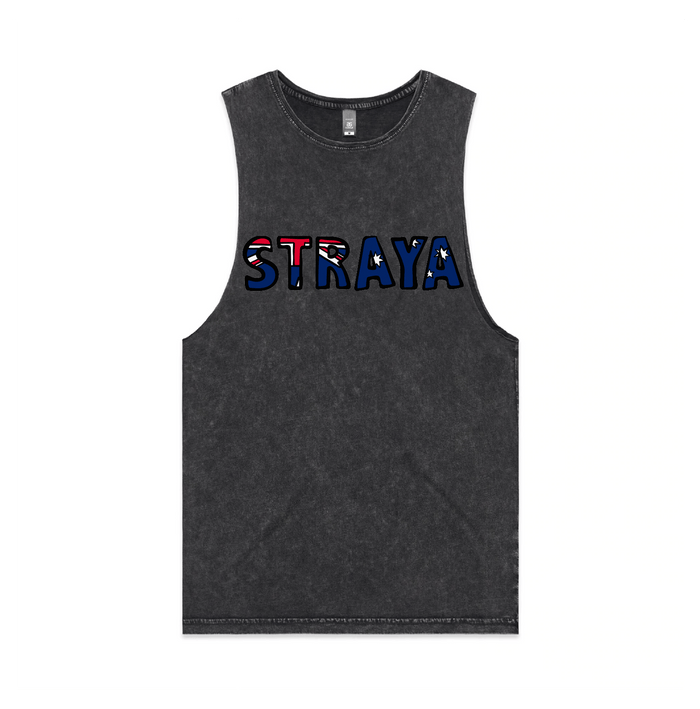 S / Black / Large Front Design Straya 🐨 - Tank