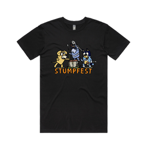 S / Black / Large Front Design Stumpfest 🪓 - Men's T Shirt