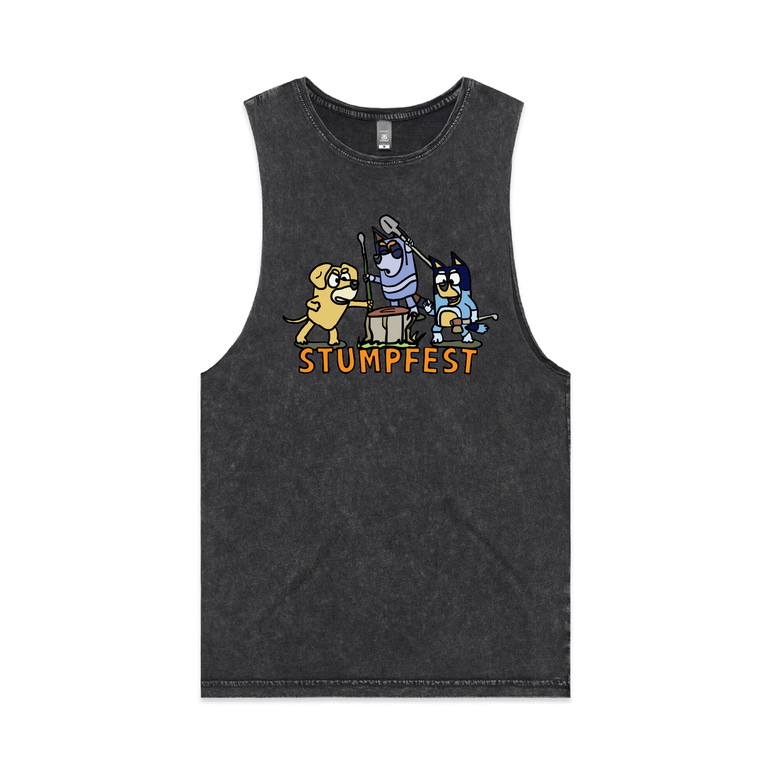 S / Black / Large Front Design Stumpfest 🪓 - Tank