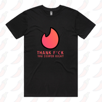 S / Black / Large Front Design Swipe Right 🔥 - Men's T Shirt