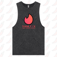 S / Black / Large Front Design Swipe Right 🔥– Tank