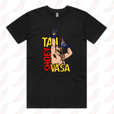 S / Black / Large Front Design Tai Shoey Vasa 👟🥊 – Men's T Shirt