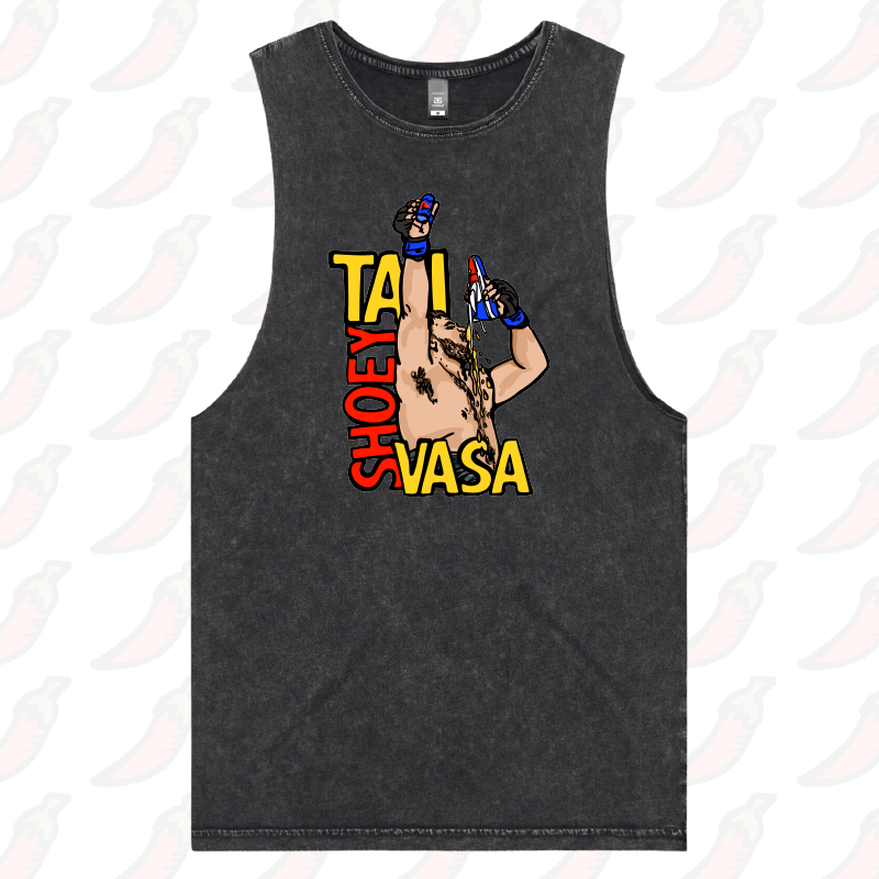 S / Black / Large Front Design Tai Shoey Vasa 👟🥊 – Tank