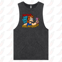 S / Black / Large Front Design Take My Dollary Doos 💵 – Tank