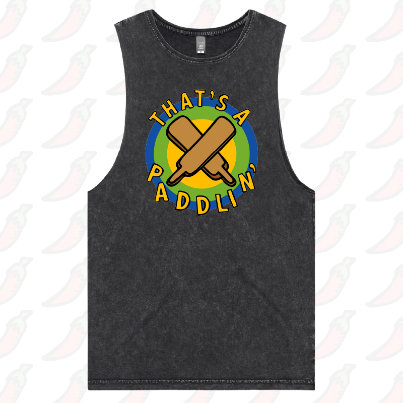 S / Black / Large Front Design That’s A Paddlin’ 🏏 – Tank