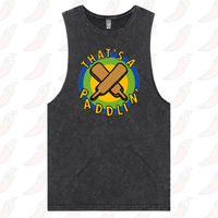 S / Black / Large Front Design That’s A Paddlin’ 🏏 – Tank
