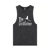 S / Black / Large Front Design The Grillfather 🥩 - Tank
