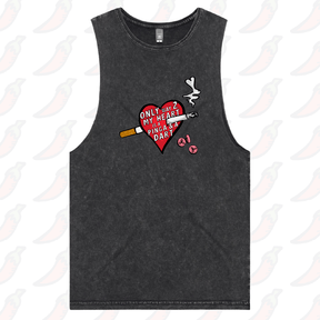 S / Black / Large Front Design The Way To My Heart 💊🚬 – Tank