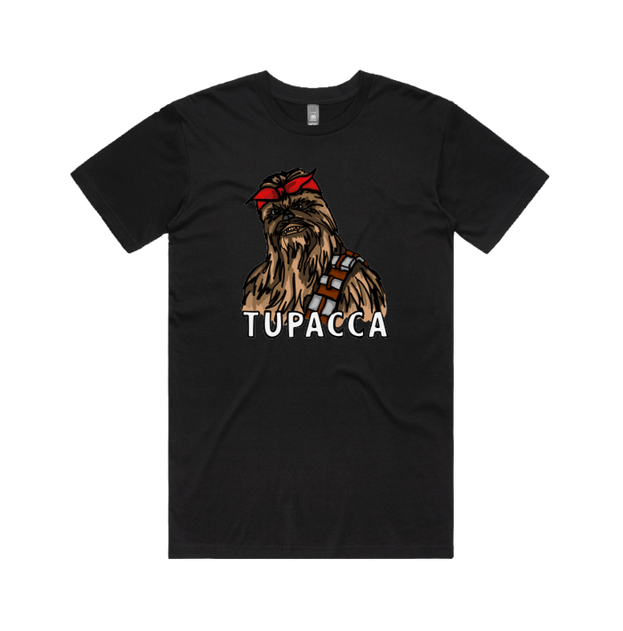 S / Black / Large Front Design Tupacca ✊🏾 - Men's T Shirt