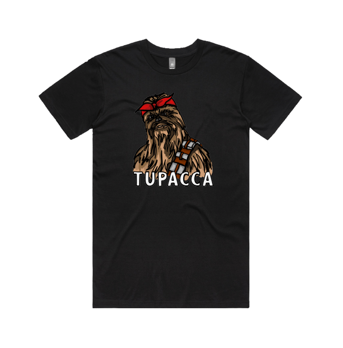 S / Black / Large Front Design Tupacca ✊🏾 - Men's T Shirt