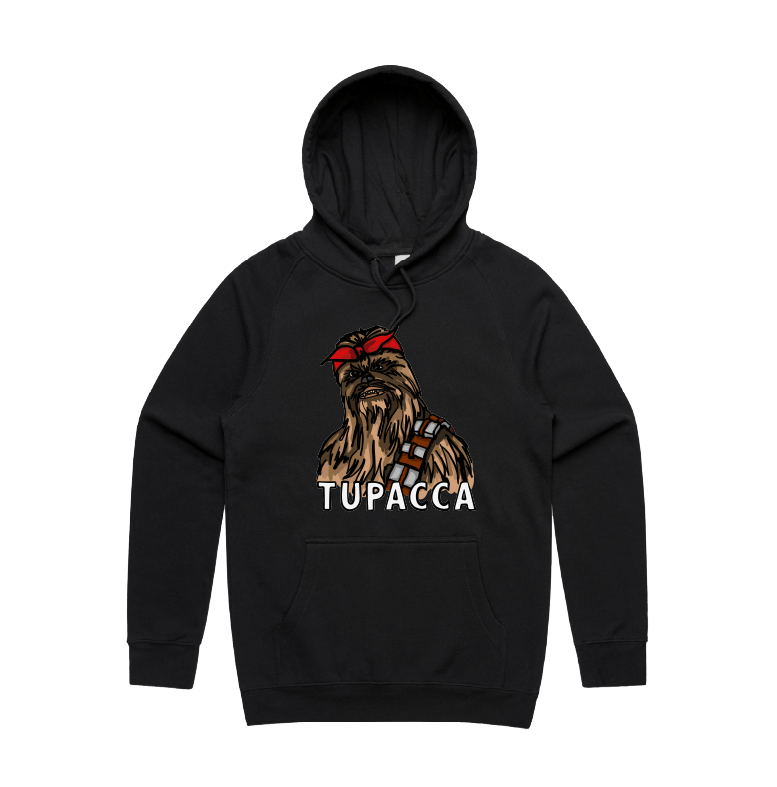 S / Black / Large Front Design Tupacca ✊🏾 - Unisex Hoodie