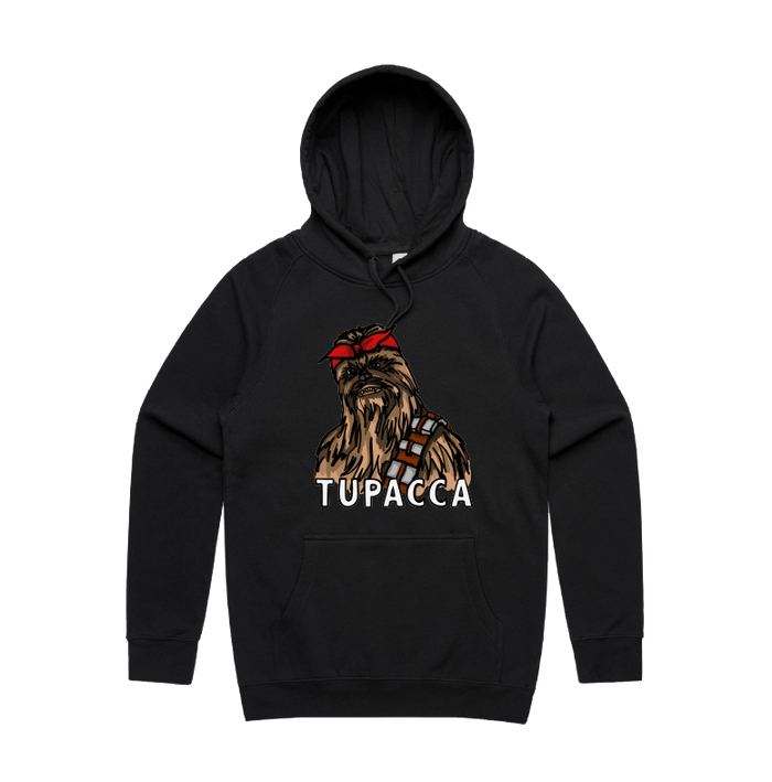 S / Black / Large Front Design Tupacca ✊🏾 - Unisex Hoodie