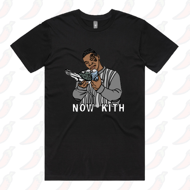 S / Black / Large Front Design Tyson Now Kith 🕊️ - Men's T Shirt