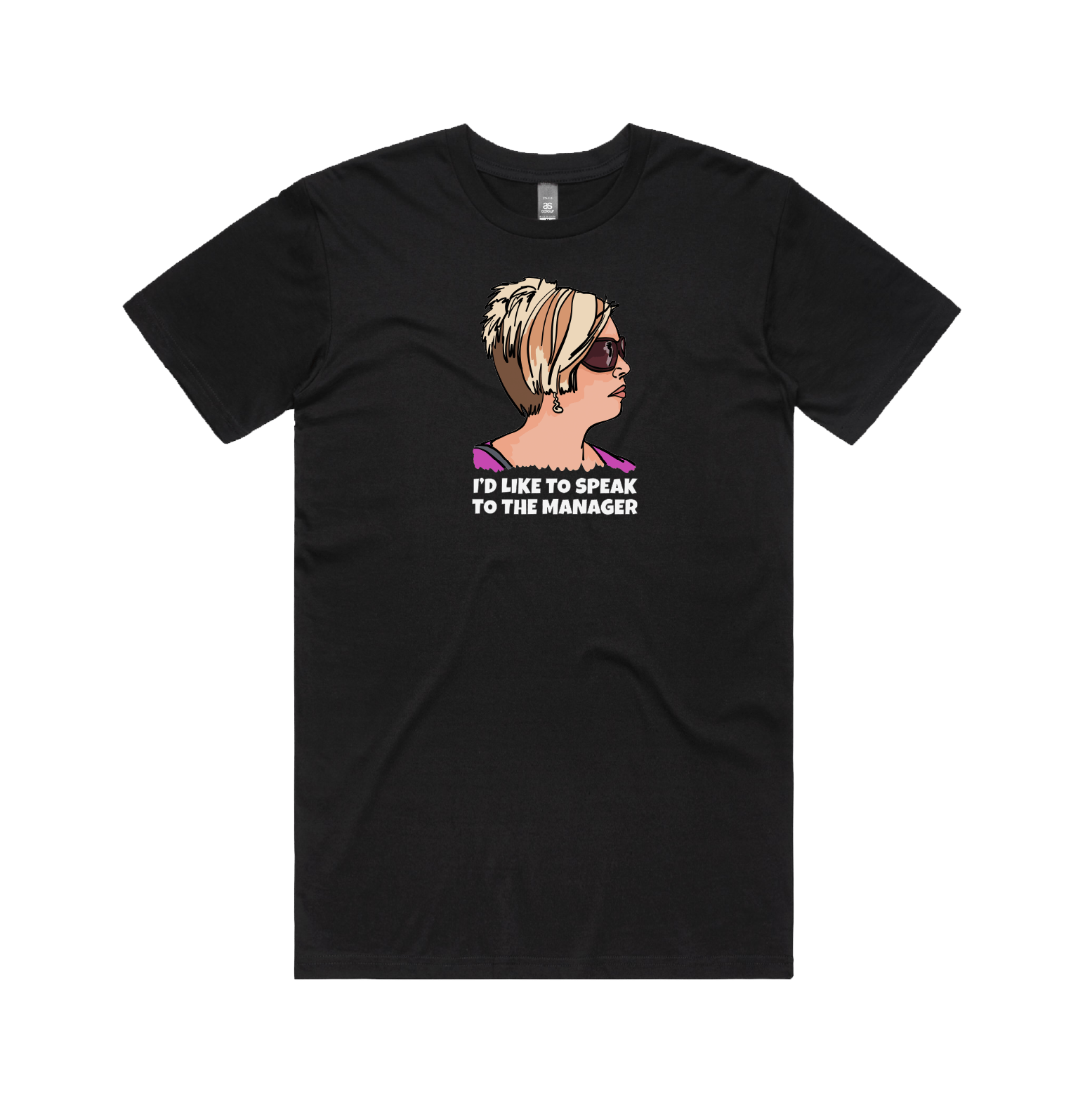 S / Black / Large Front Design Unleash the Karen 😤 - Men's T Shirt
