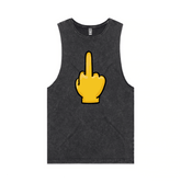 S / Black / Large Front Design Up Yours 🖕 - Tank