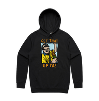S / Black / Large Front Design VB Longneck 👍 - Unisex Hoodie