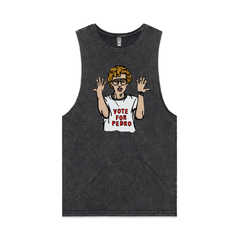 S / Black / Large Front Design Vote for Pedro 👓 - Tank
