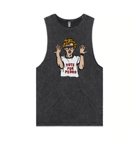 S / Black / Large Front Design Vote for Pedro 👓 - Tank