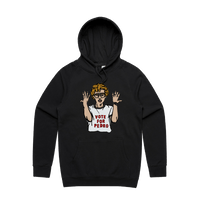 S / Black / Large Front Design Vote for Pedro 👓 - Unisex Hoodie