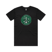 S / Black / Large Front Design Wake & Bake 🚬 - Men's T Shirt