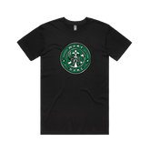 S / Black / Large Front Design Wake & Bake 🚬 - Men's T Shirt