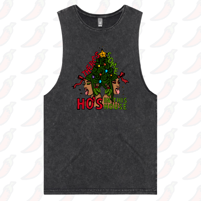 S / Black / Large Front Design WAP Christmas 😻🎄- Tank