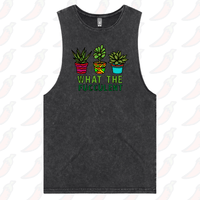 S / Black / Large Front Design What The Fucculent 🌵 – Tank