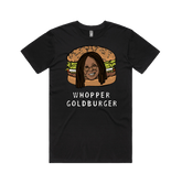 S / Black / Large Front Design Whopper Goldburger 🍔 - Men's T Shirt