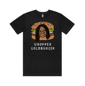 S / Black / Large Front Design Whopper Goldburger 🍔 - Men's T Shirt