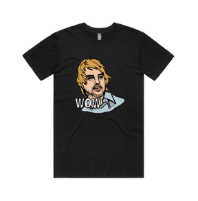 S / Black / Large Front Design Wow 😲 - Men's T Shirt