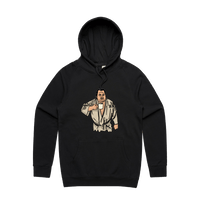 S / Black / Large Front Print Big Ed (90 Day Fiance) 🛺 - Unisex Hoodie