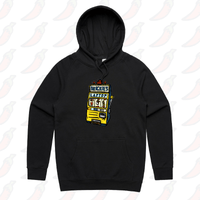 S / Black / Large Front Print Brickie’s Laptop 🎰 - Unisex Hoodie